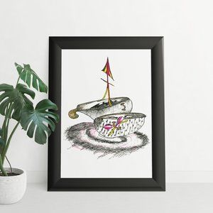 11x14  Sailor's Illustration Art Print